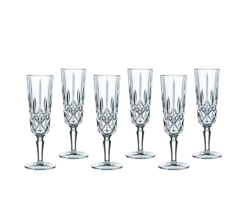 Set de 6 copas champán - noblesse