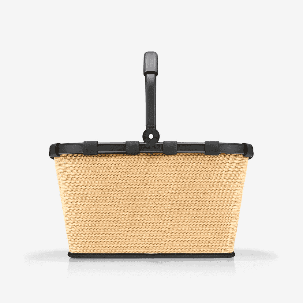 Cesta frame raffia black	