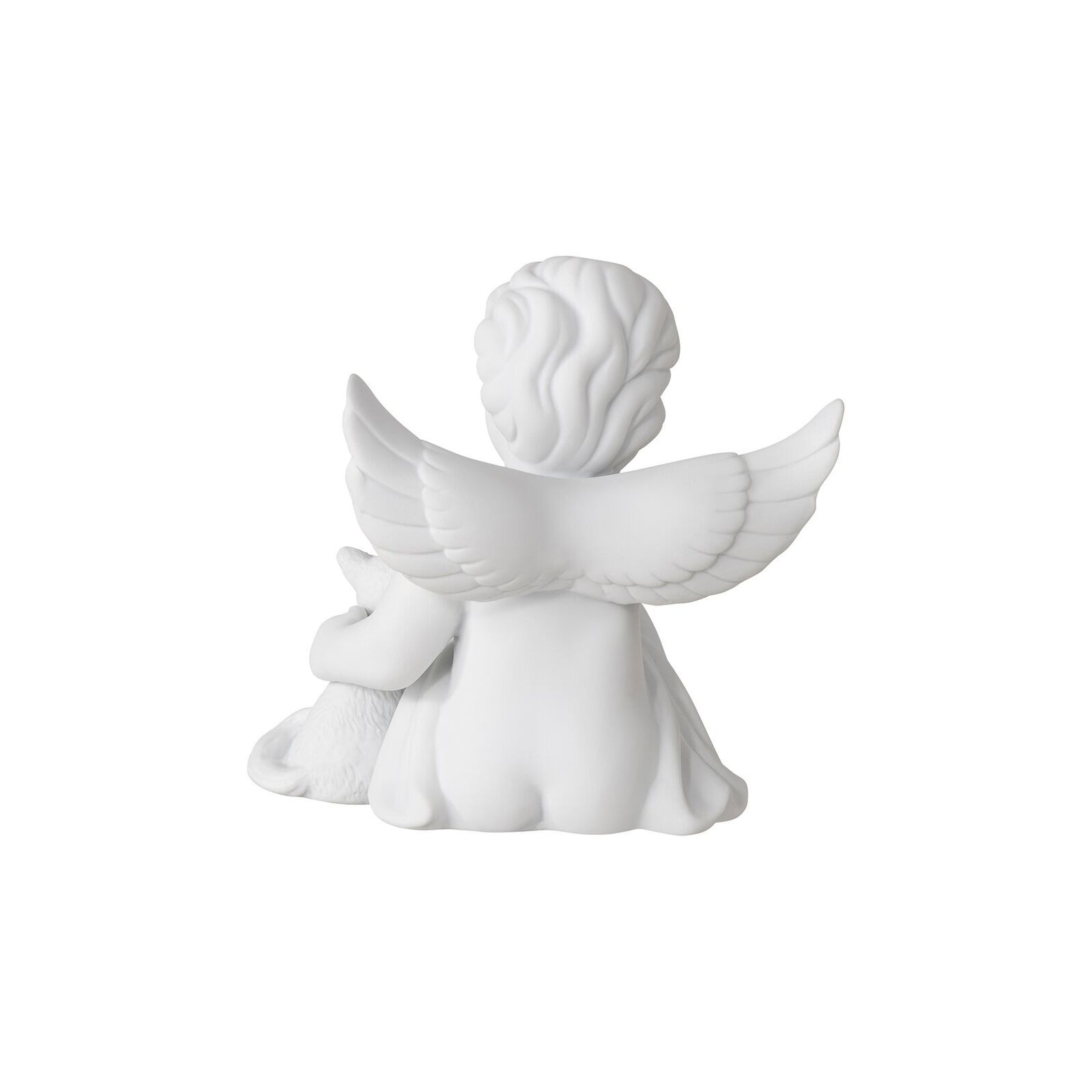 Ángel decorativo con zorro