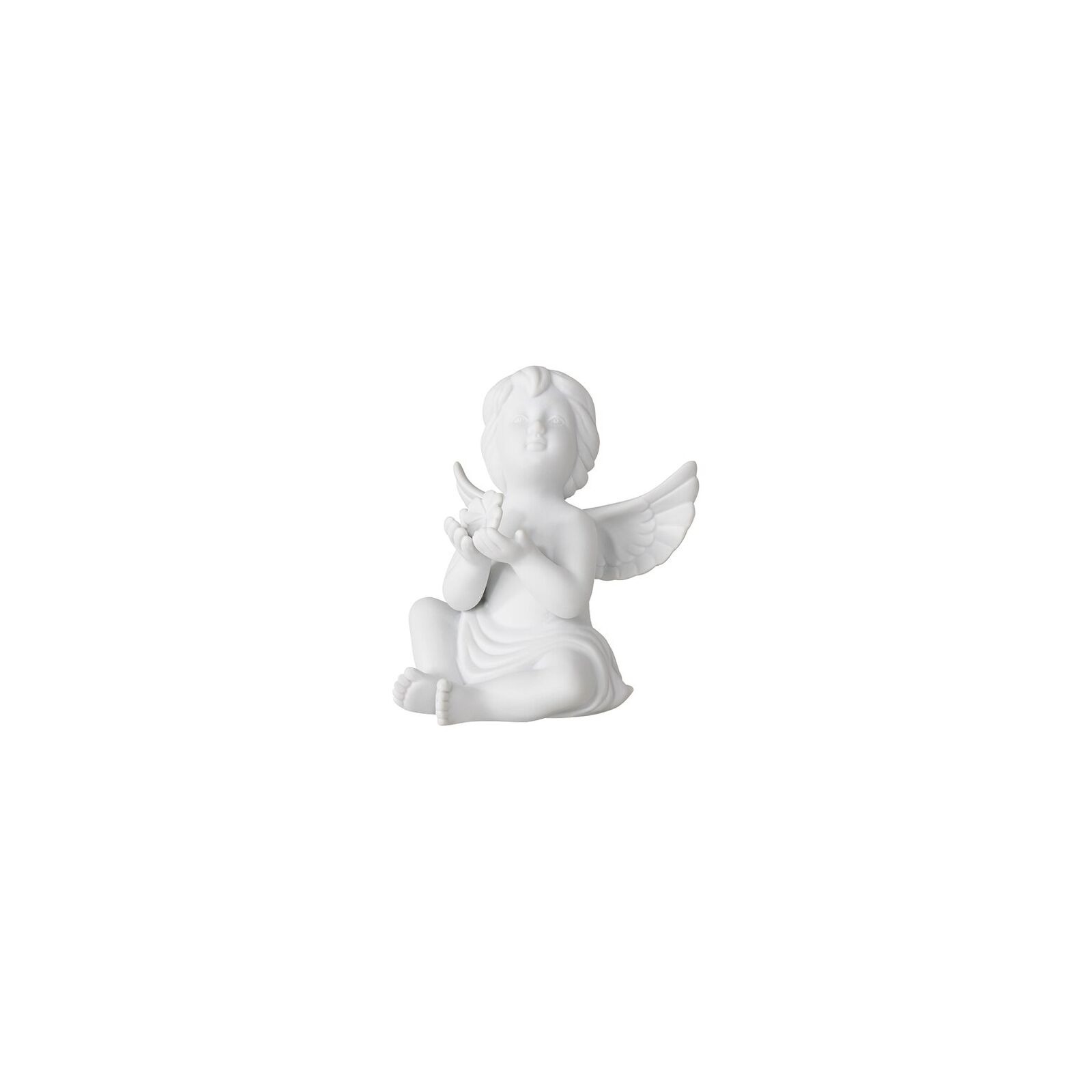 Ángel decorativo con trébol 