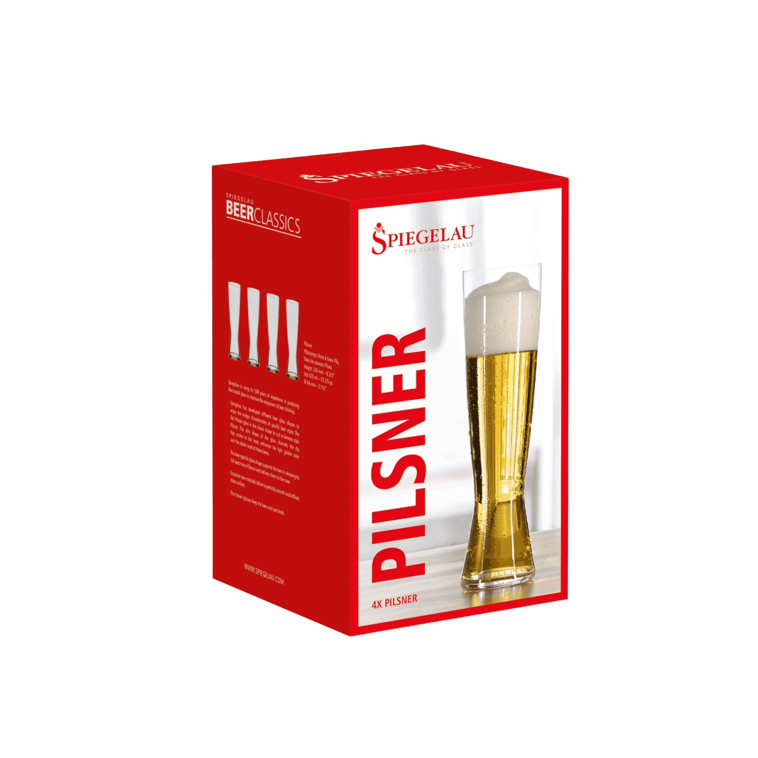 Vasos de Cerveza - Set de 4