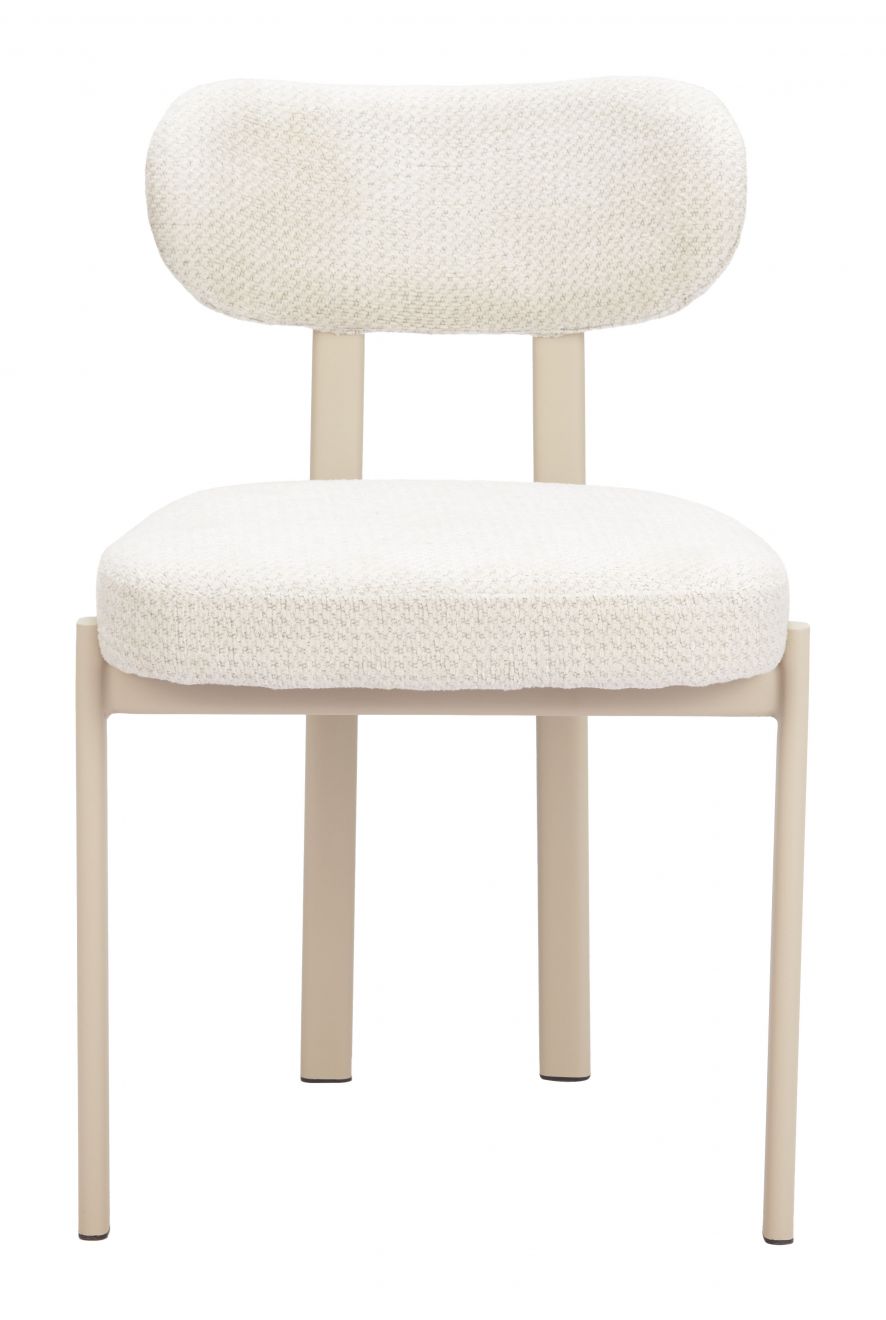 Silla de comedor aurea gris claro