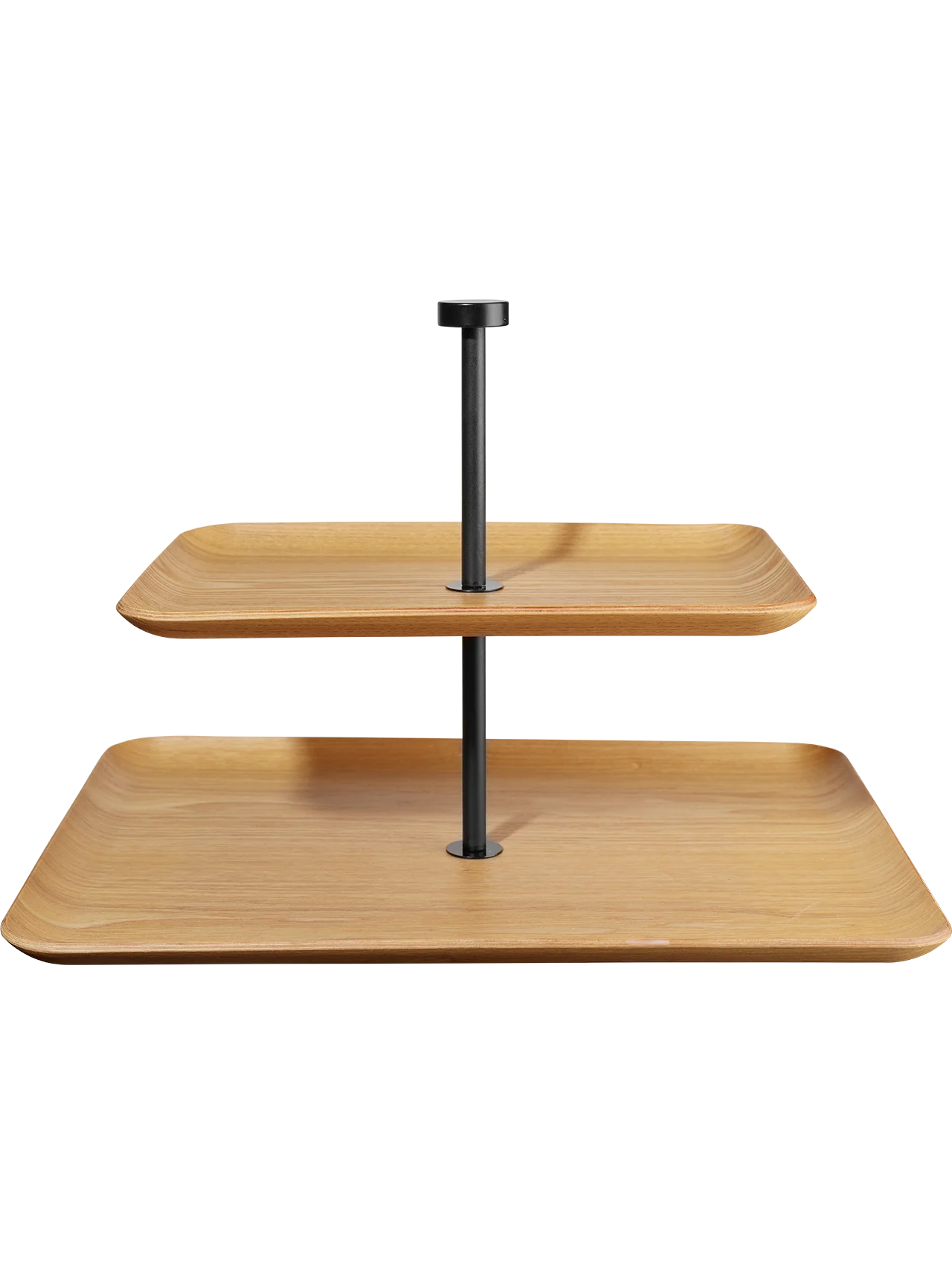 Boquero De 2 Niveles Rectangular-Madera