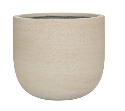 Maceta cody beige washed D= 37 cm