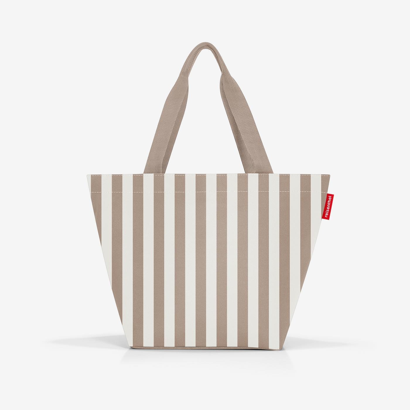 Bolso para compras M summer stripes coffee
