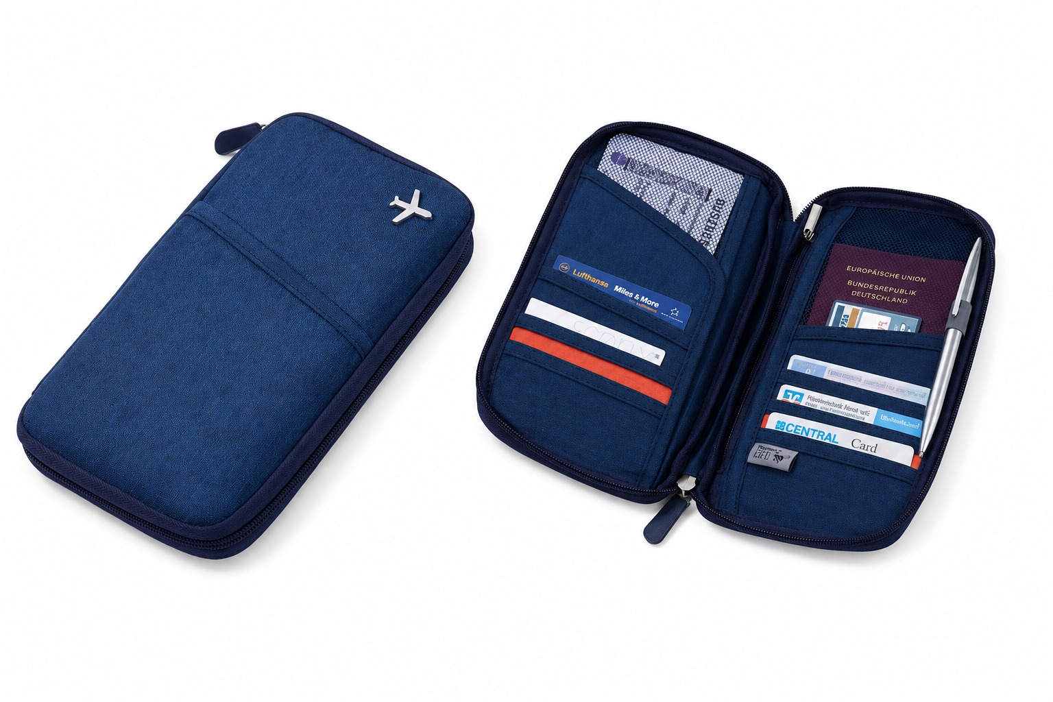 Estuche para documentos de viaje