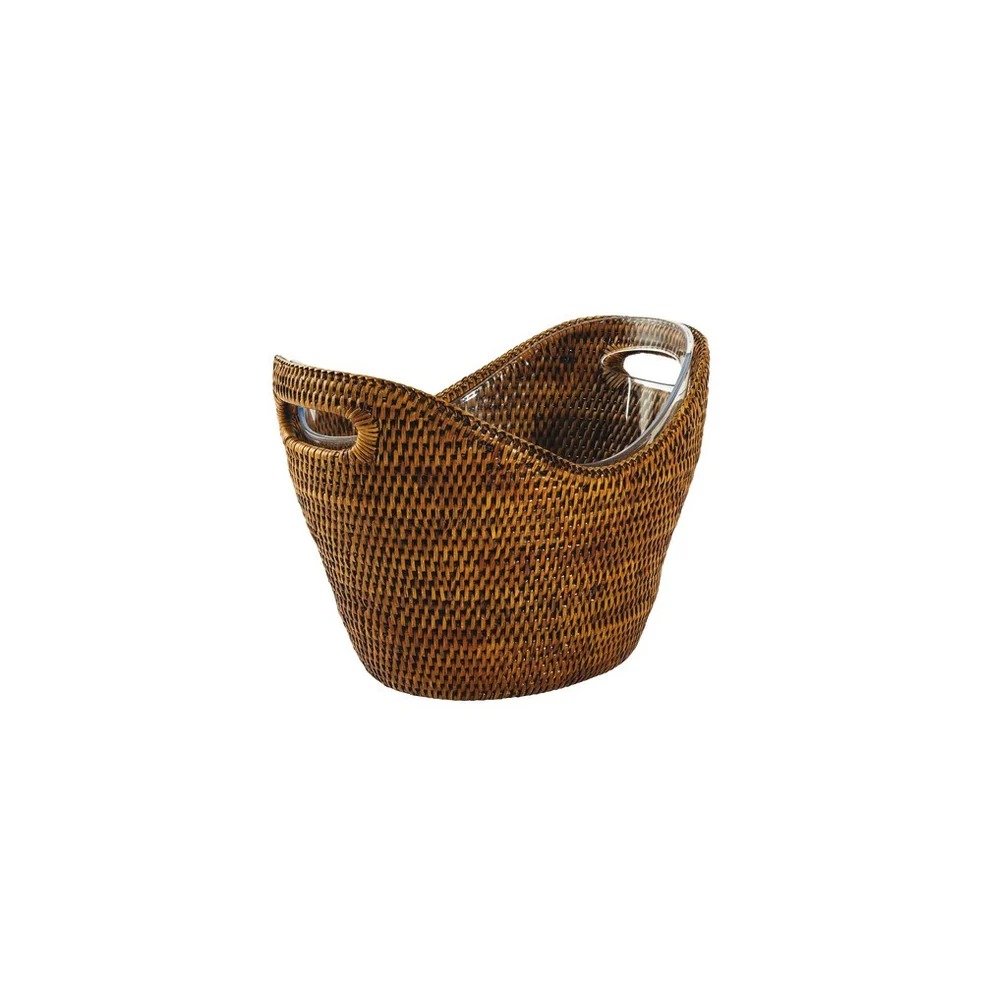 Cubo para vino de ratán radici honey