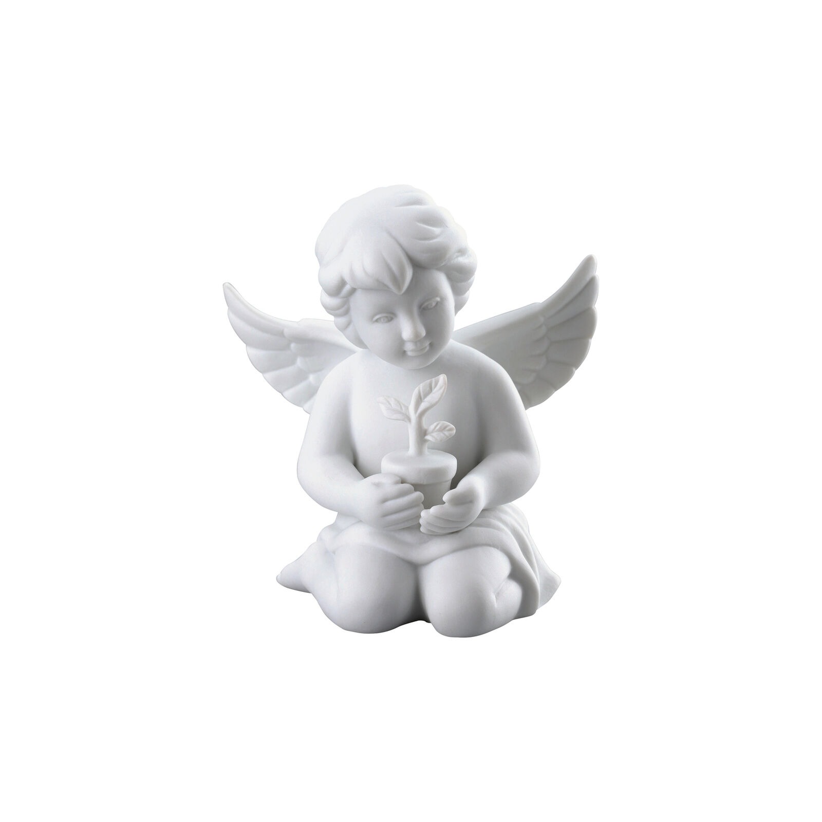 Ángel con flor mediana 