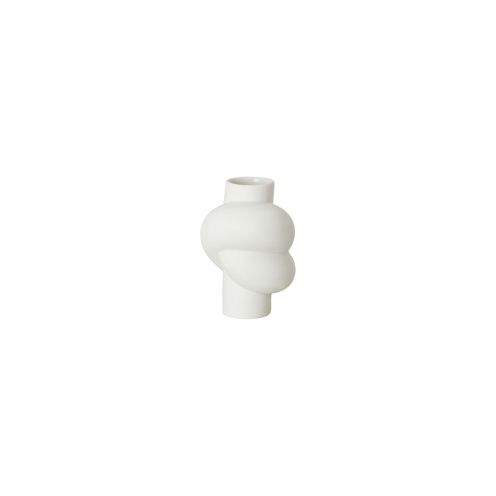 Florero weiss matt nude 