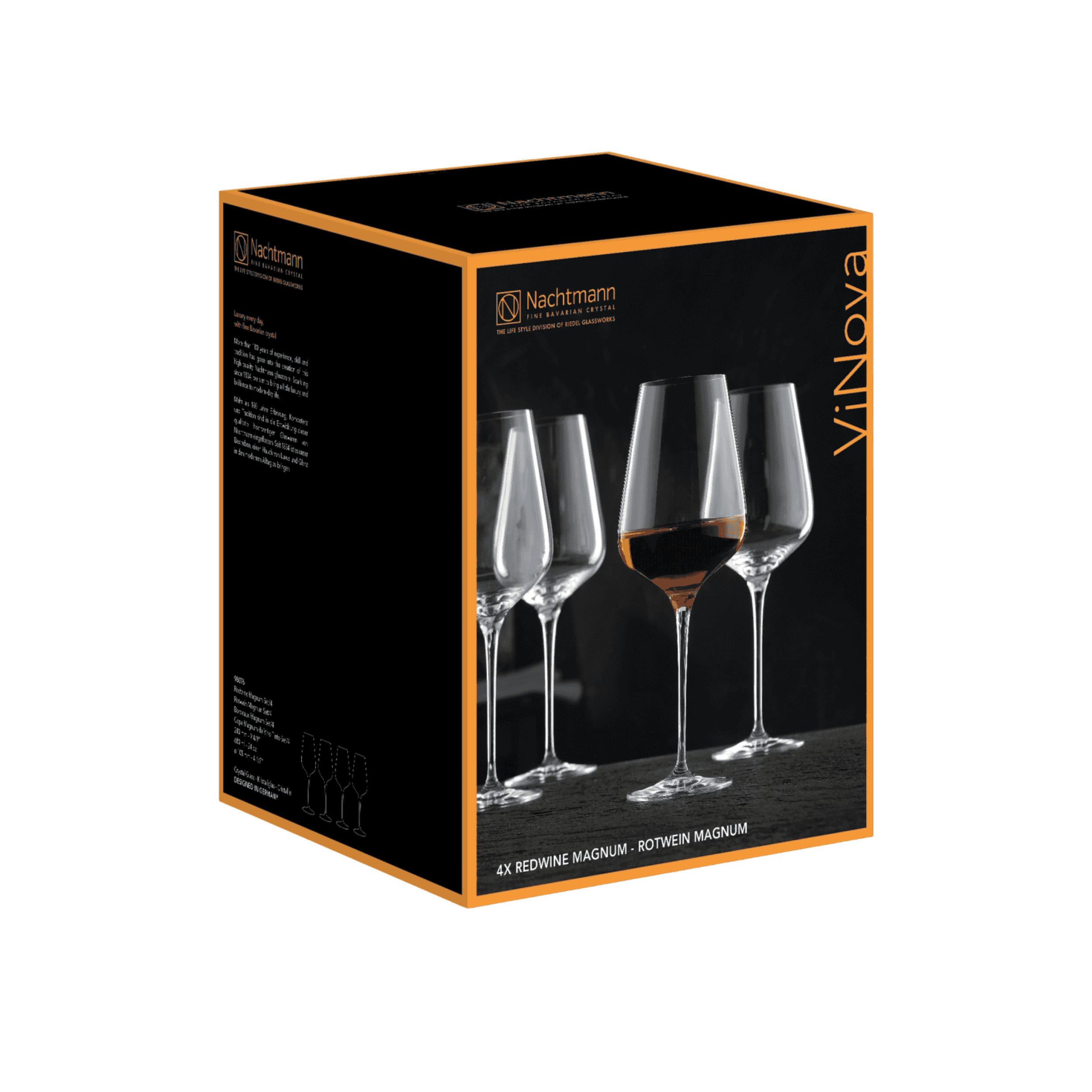 Copas Burdeos "Vinova" - Set de 4