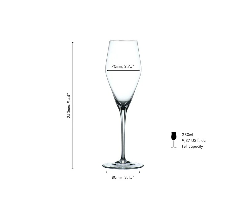 Copas Champagne "Vinova" - Set de 4