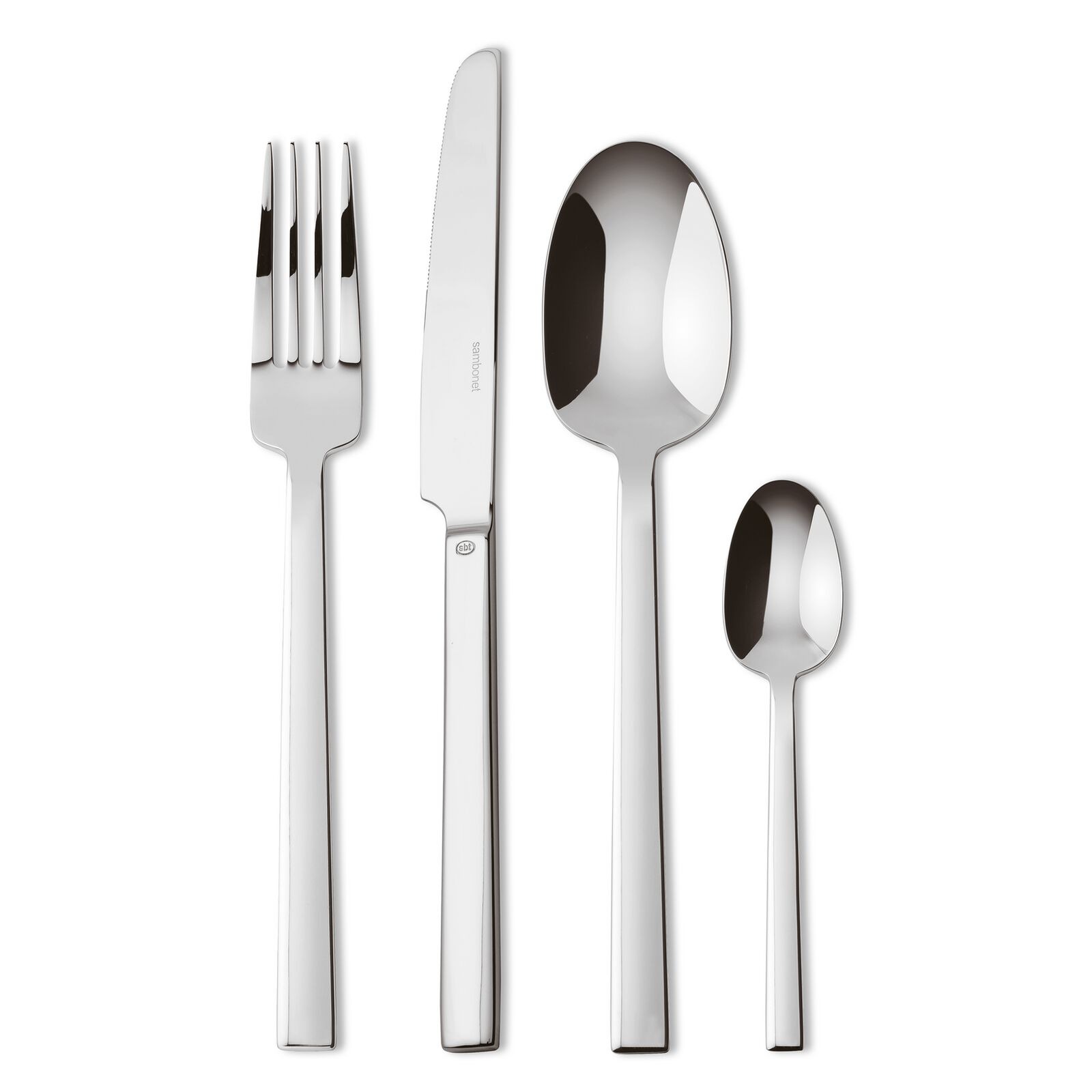 Set de 24pcs cubiertos de acero neutro