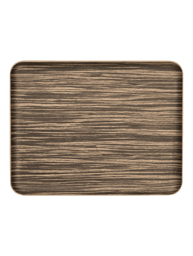 Bandeja Rectangular Ebony-Madera