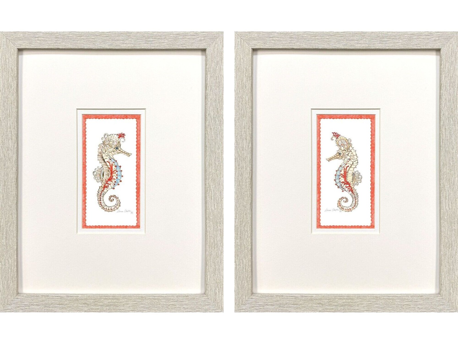 Cuadro dreamy seahorse S/2