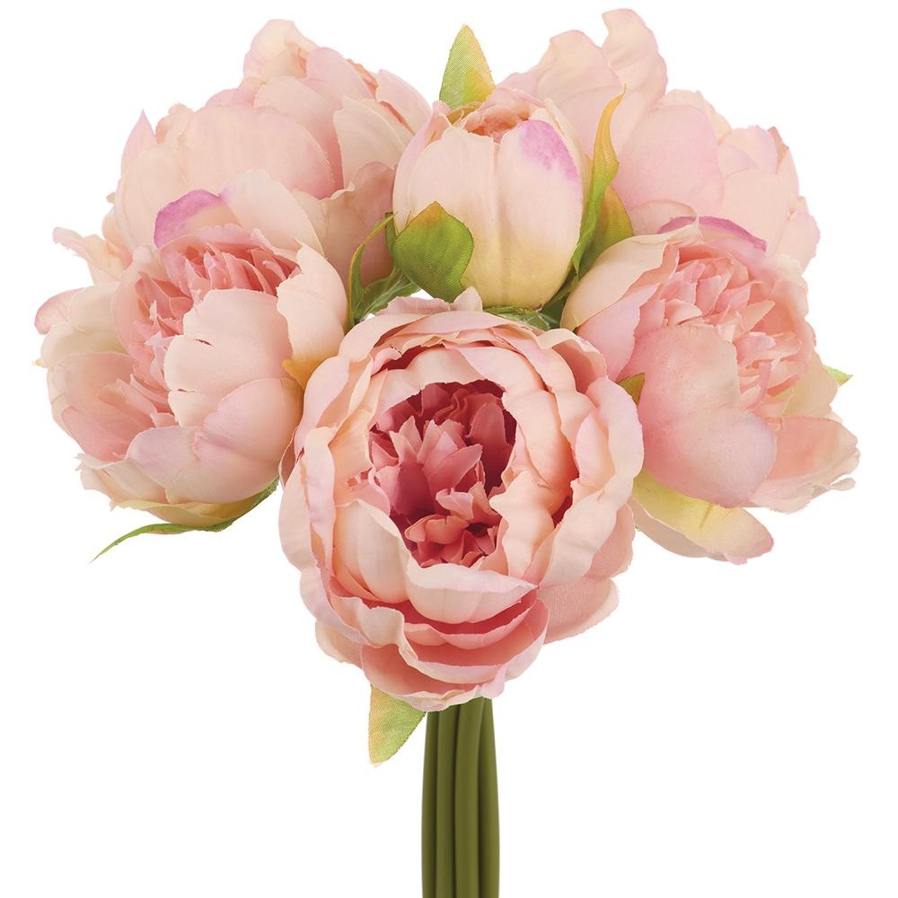 Peony bundle pink 10''
