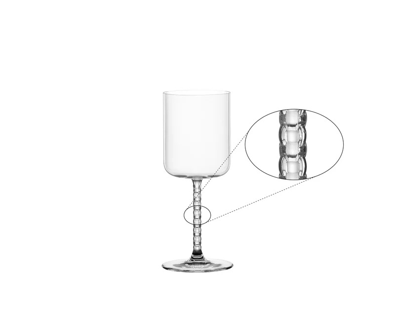 Juego de 2 copas de vino - bossa nova