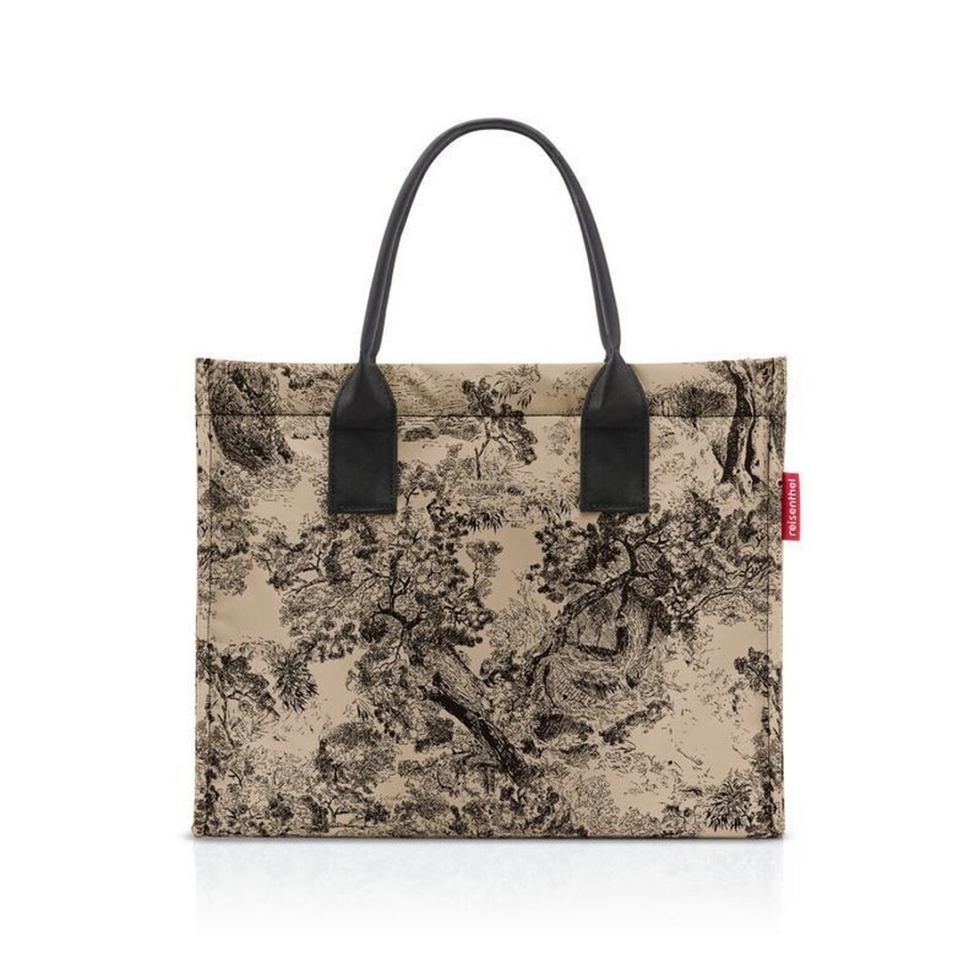 Bolsa para compras jacquard brown