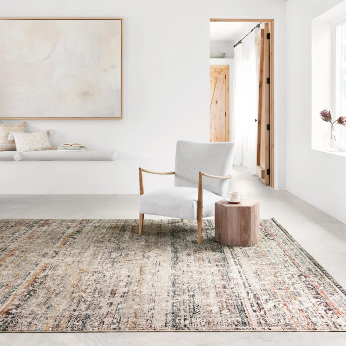 Alfombra taupe multi 1.52 m x 2.44 m