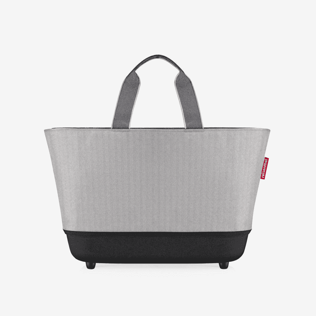 Cesta para compras herringbone grey