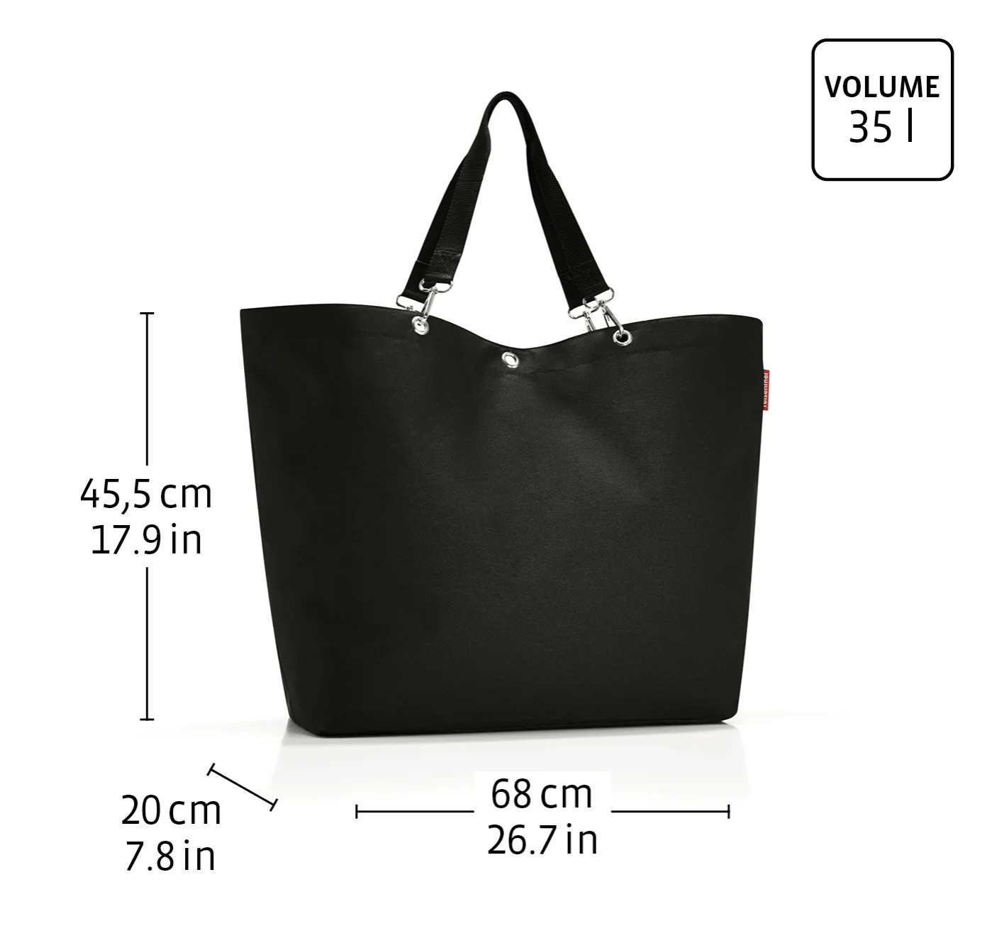 Bolsa para compras XL twist navy 
