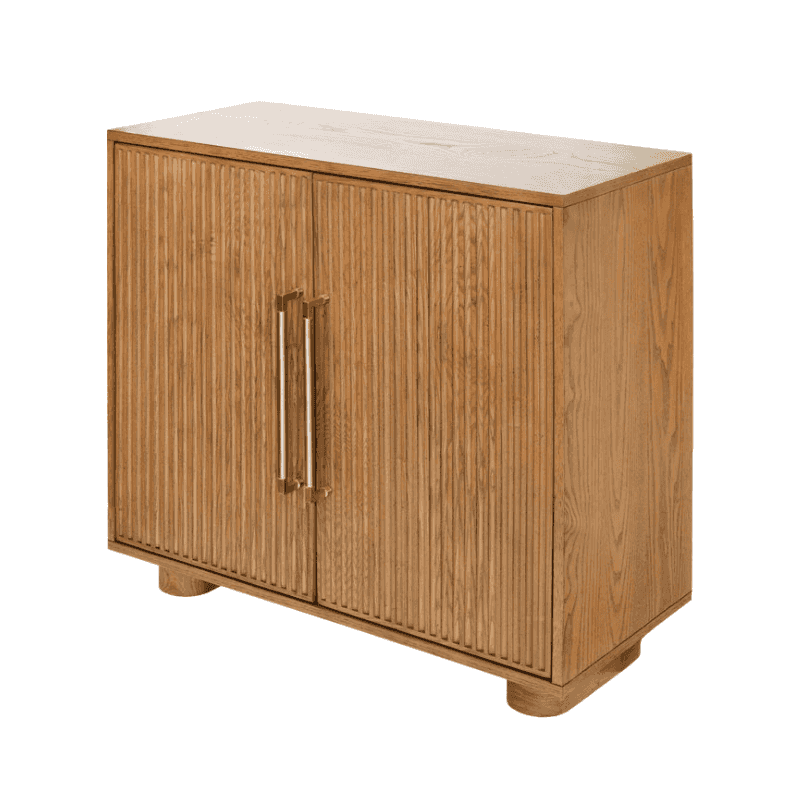 Gabinete - chapa de madera de fresno