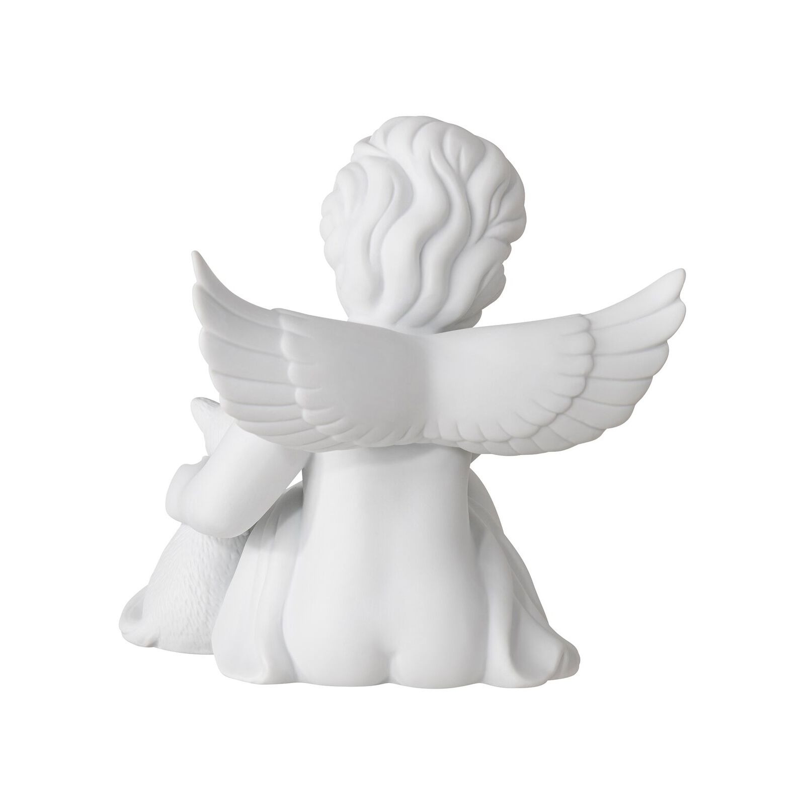 Ángel decorativo con zorro grande