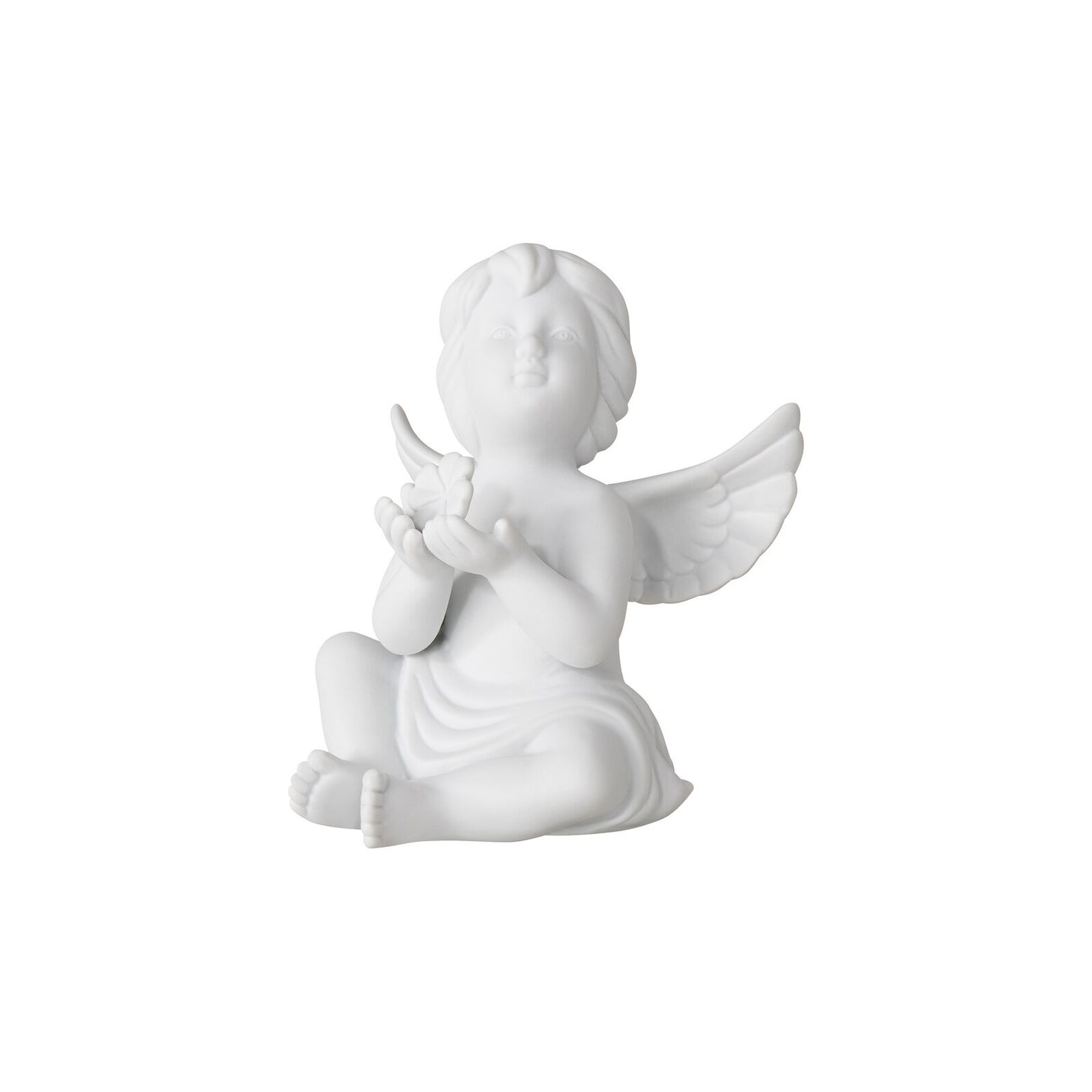 Ángel decorativo con trébol 
