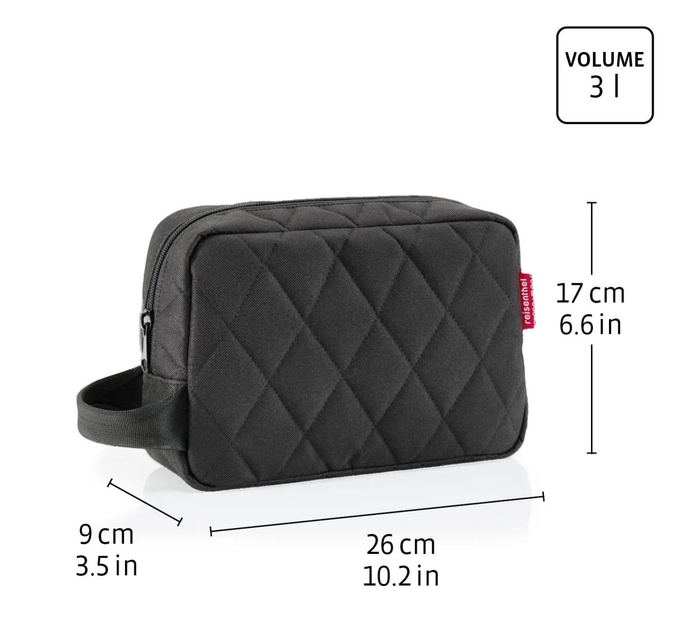 Cosmetiquera M boucle black