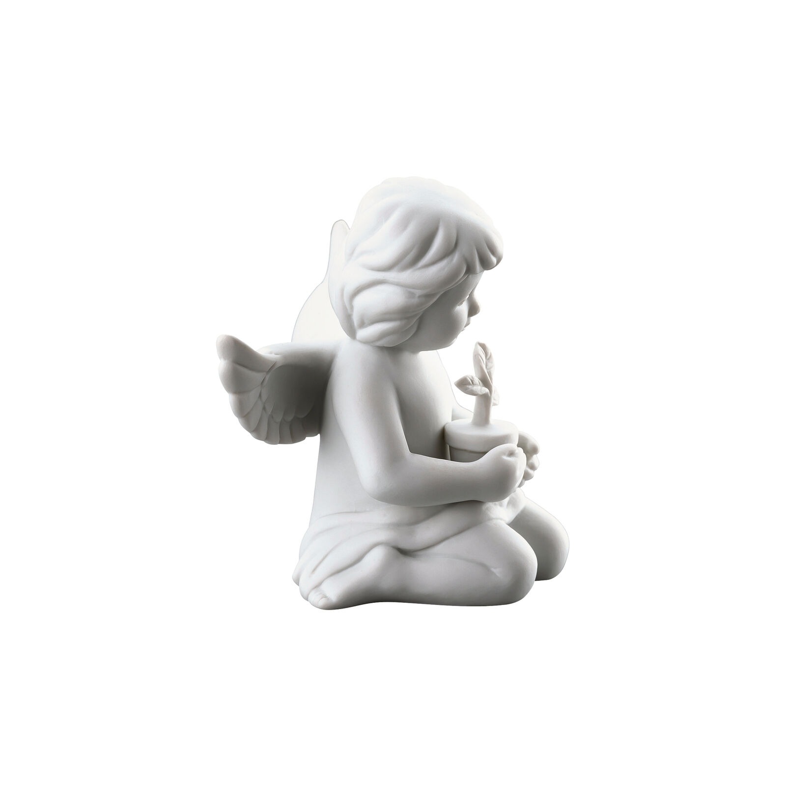 Ángel con flor mediana 