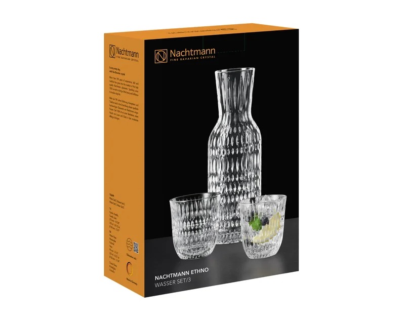 Juego de jarra y 2 vasos - ethno 