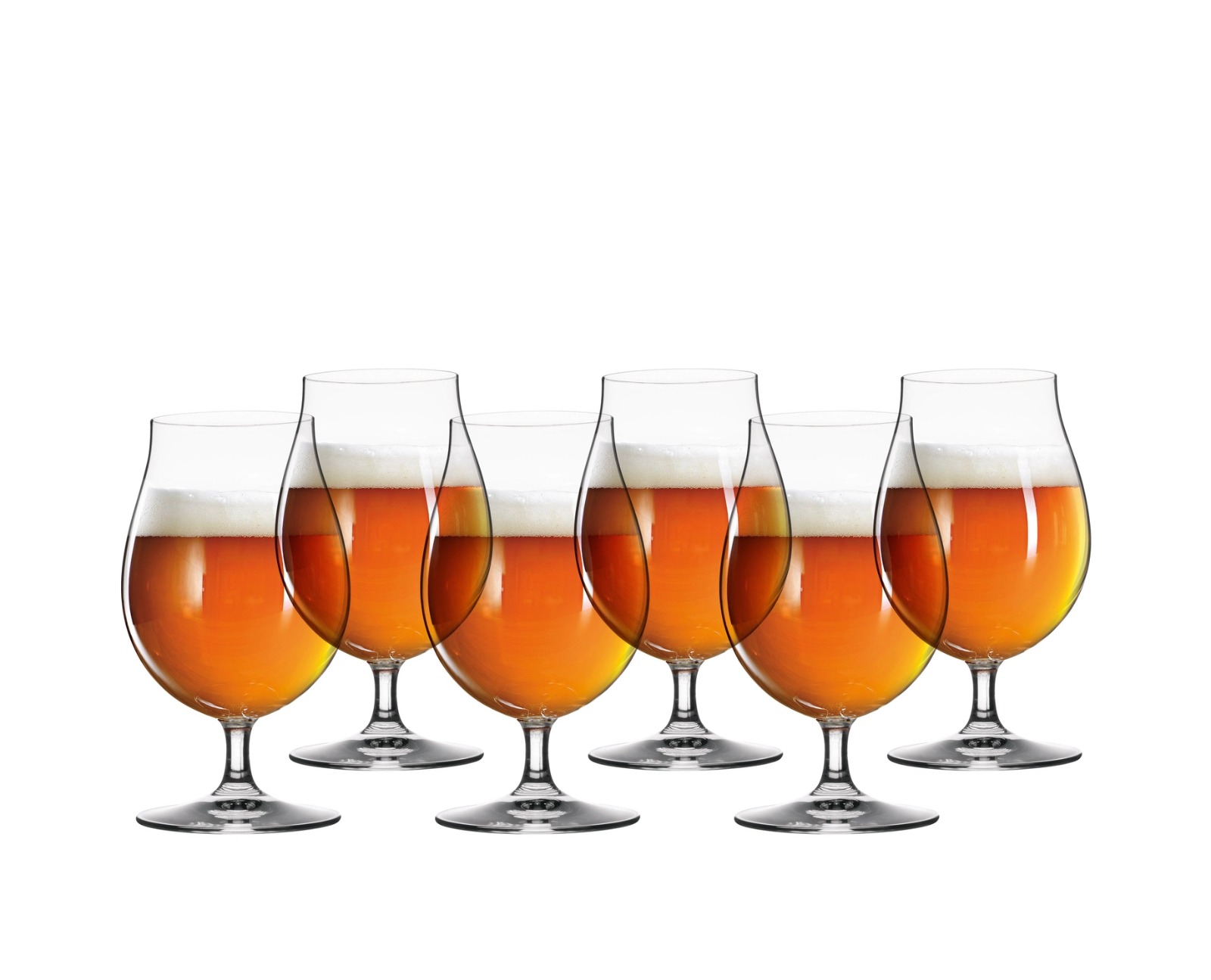 Set de 6 copas de cervezas tulipan
