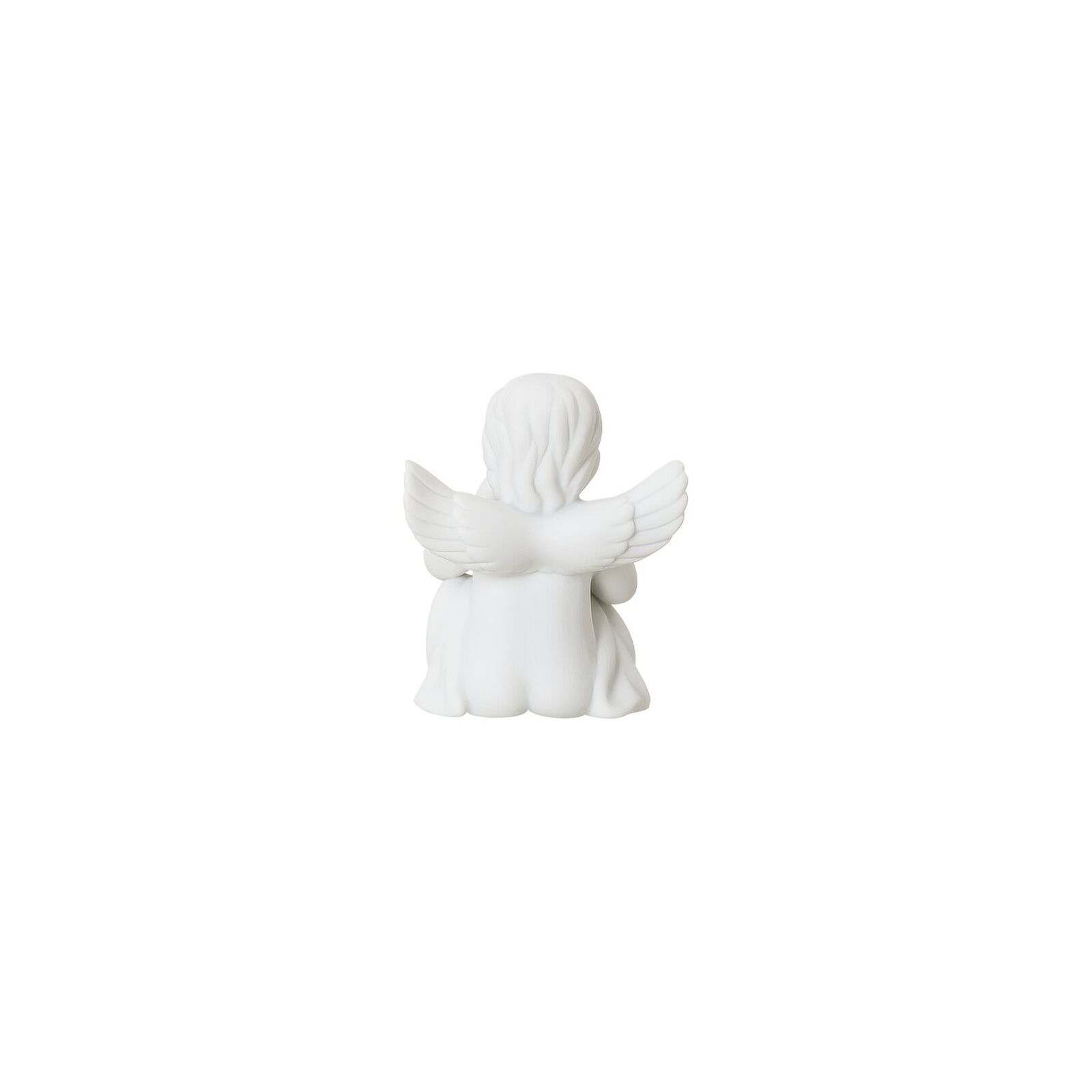 Ángel decorativo blanco mate 5 x 5.5 cm - con taza