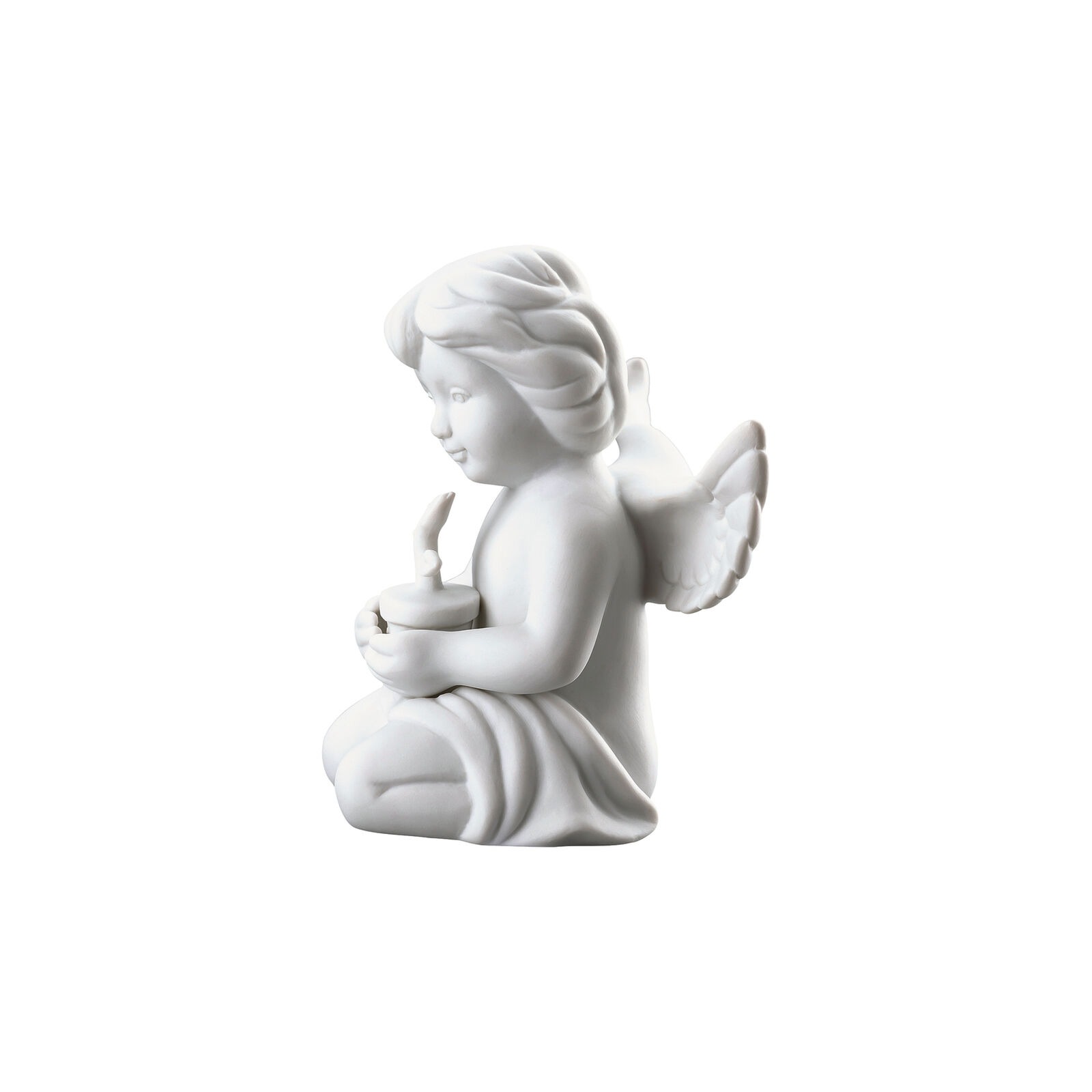 Ángel con flor mediana 