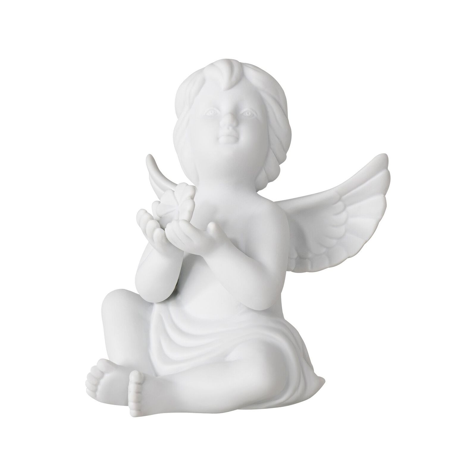 Ángel decorativo con trébol grande
