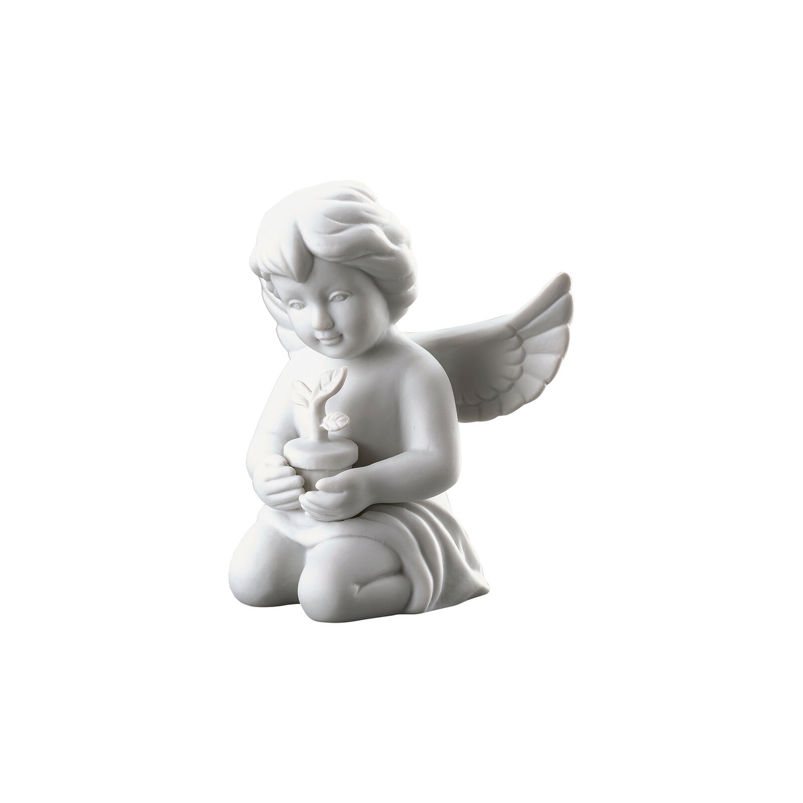 Ángel con flor mediana 