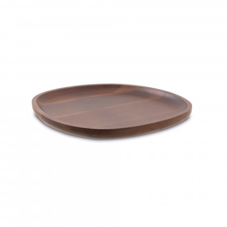 Pequeño plato 18x18x2 cm  de madera acacia