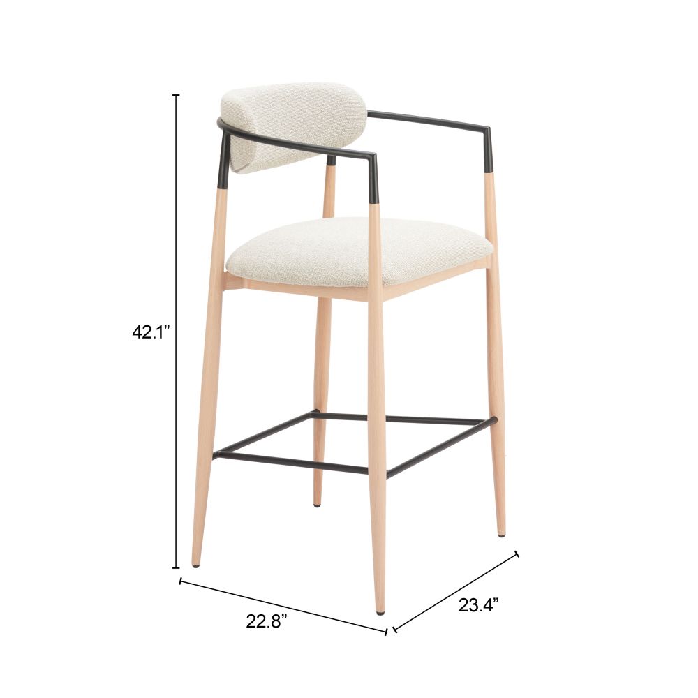 Silla de bar equinox gris