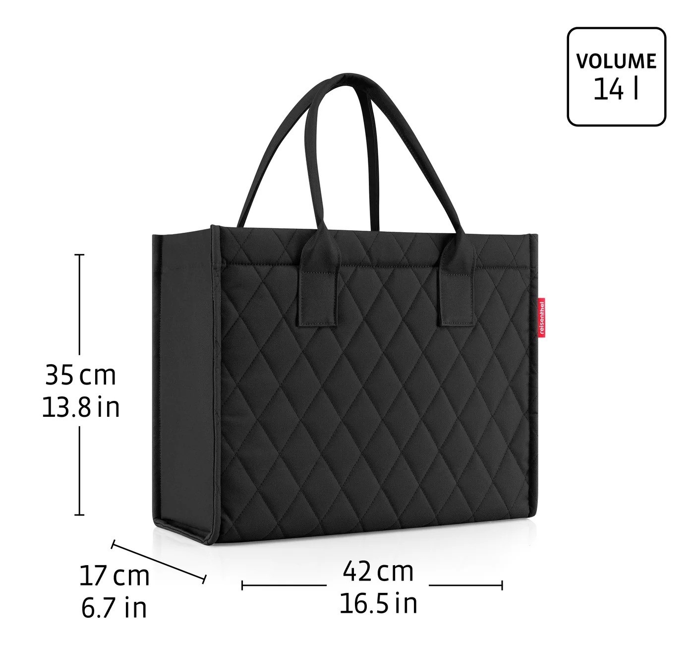 Bolso de compras summer stripes black and white