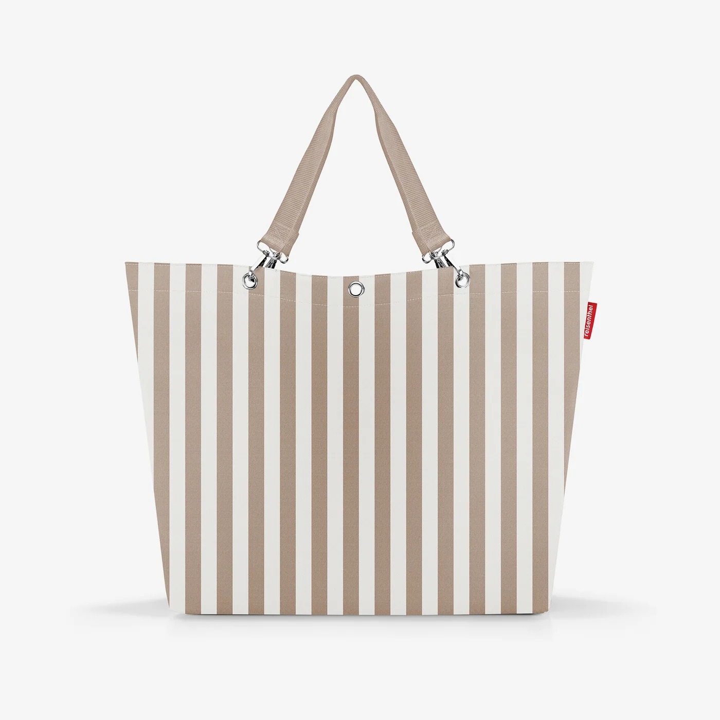 Bolso para compras XL summer stripes coffee