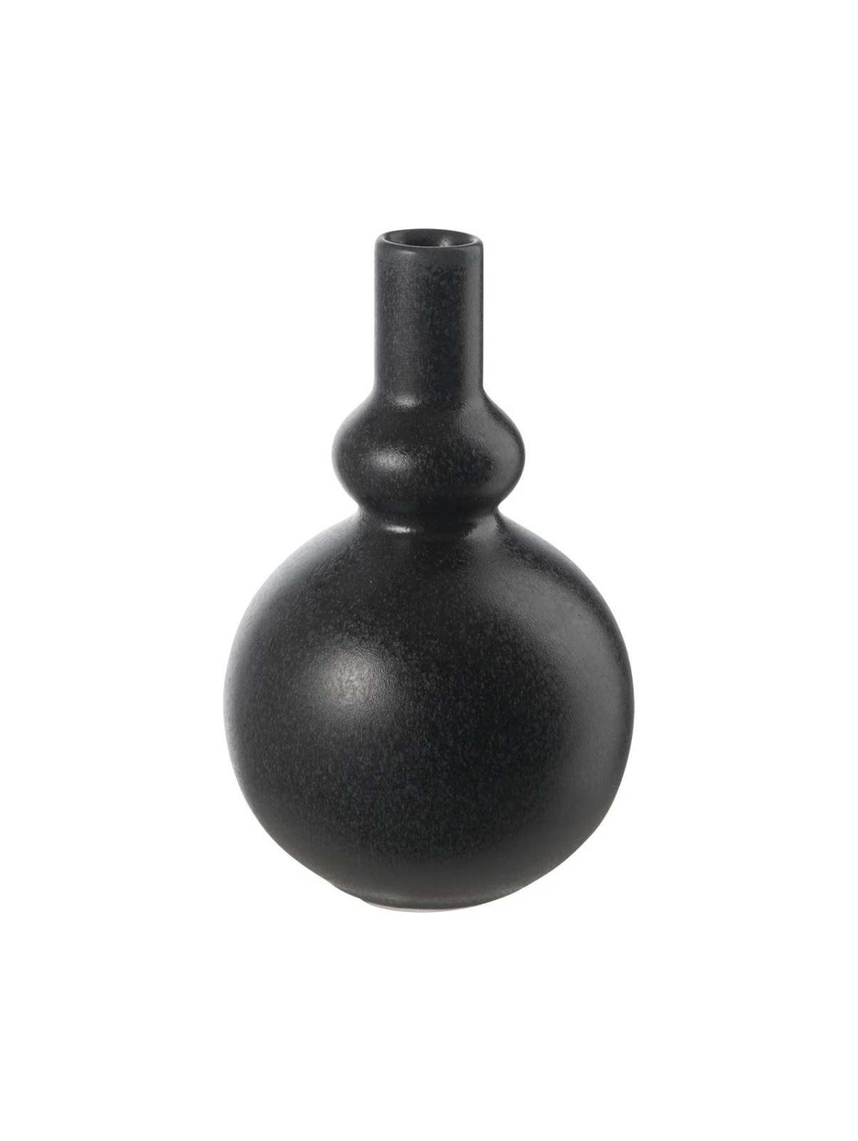 Jarrón negro , H15,5cm'	