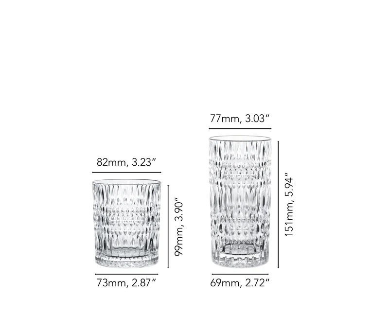 Juego de 8 vasos - ethno