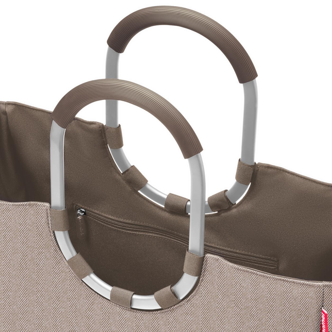 Bolso L herringbone mokka