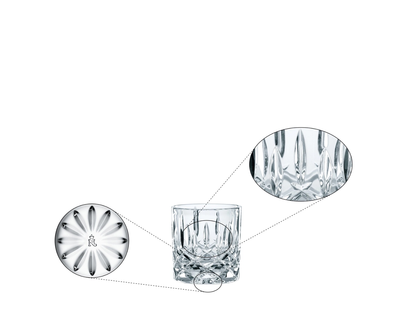 Vasos cortos Noblesse - Set de 4