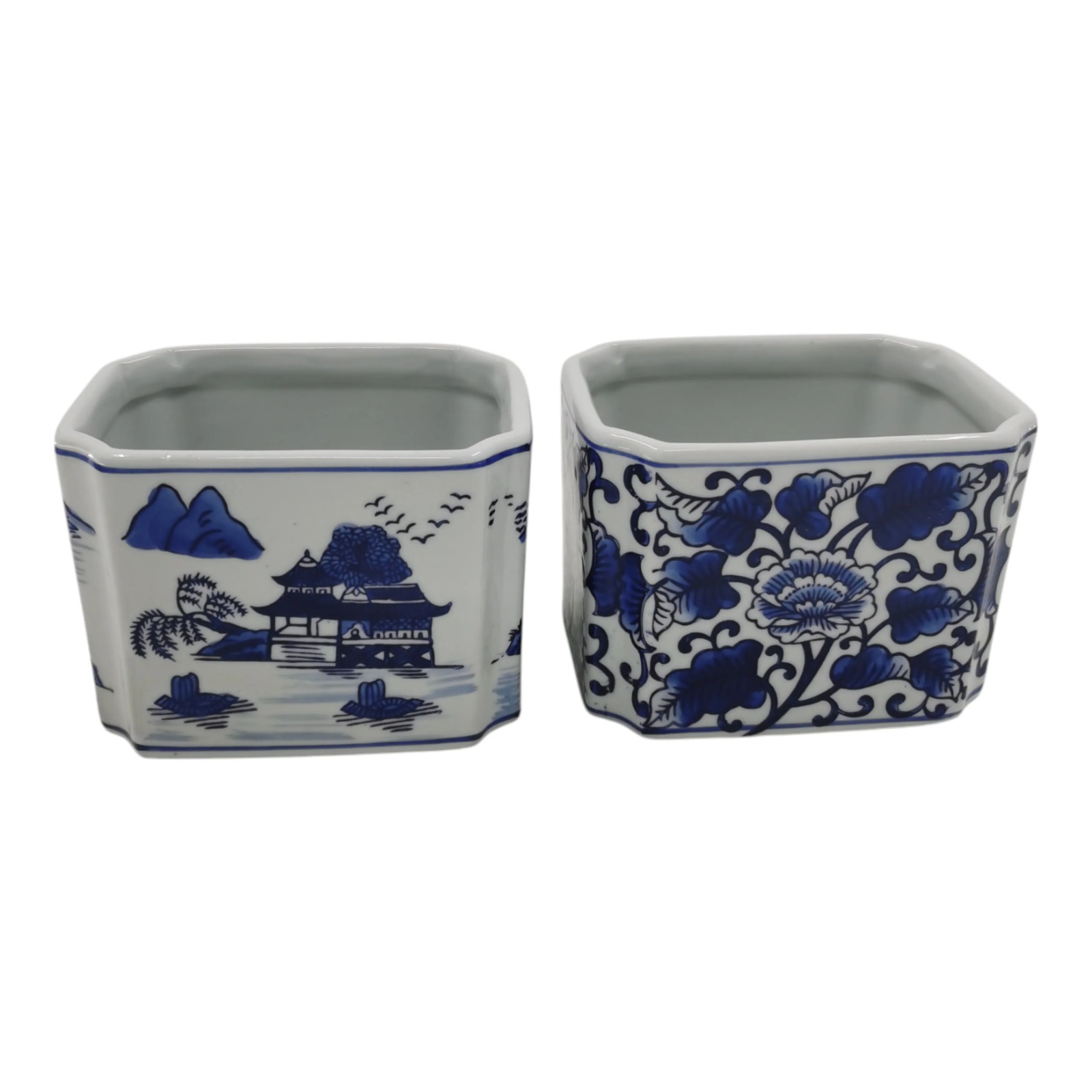 	Porta lapiz 5 x 4'' blue white - diseños diferentes, se vende por separado