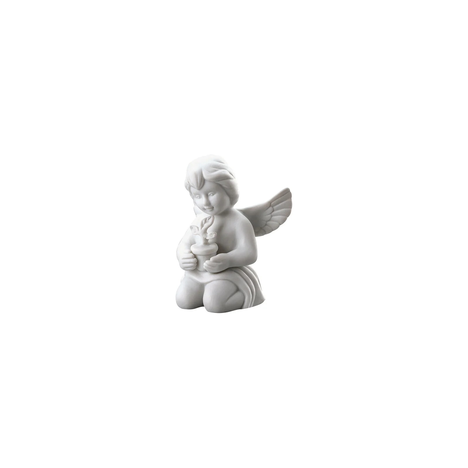 Ángel con maceta