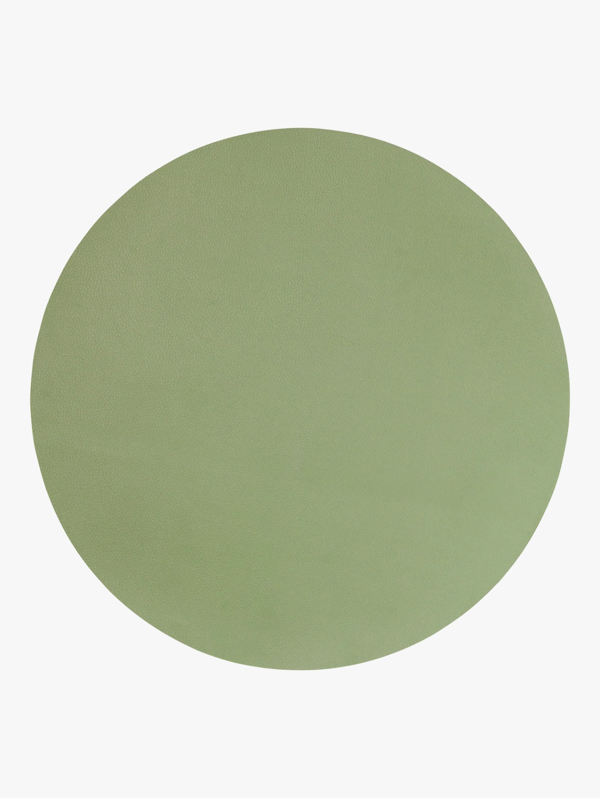 Placement round sage leather optic