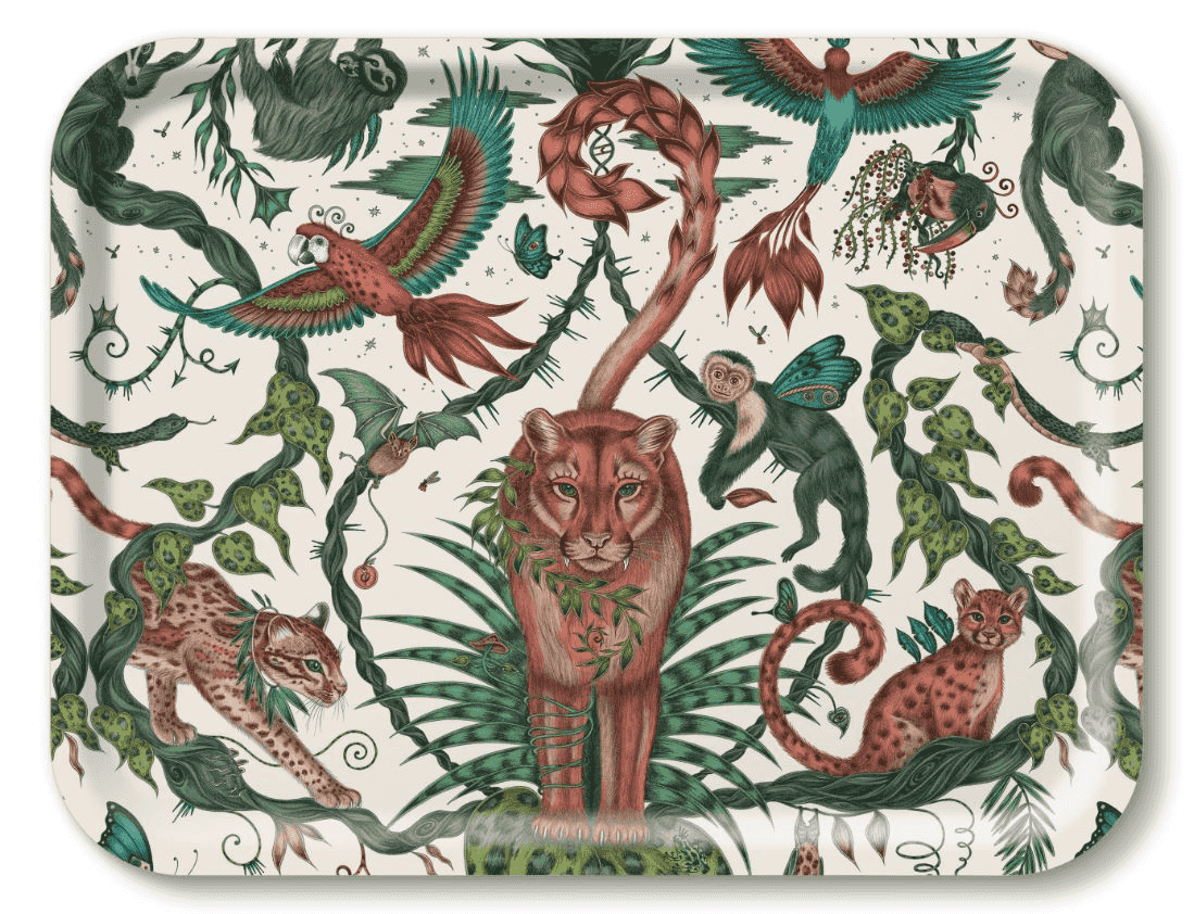 Bandeja rectangular bosque dreams / ivory