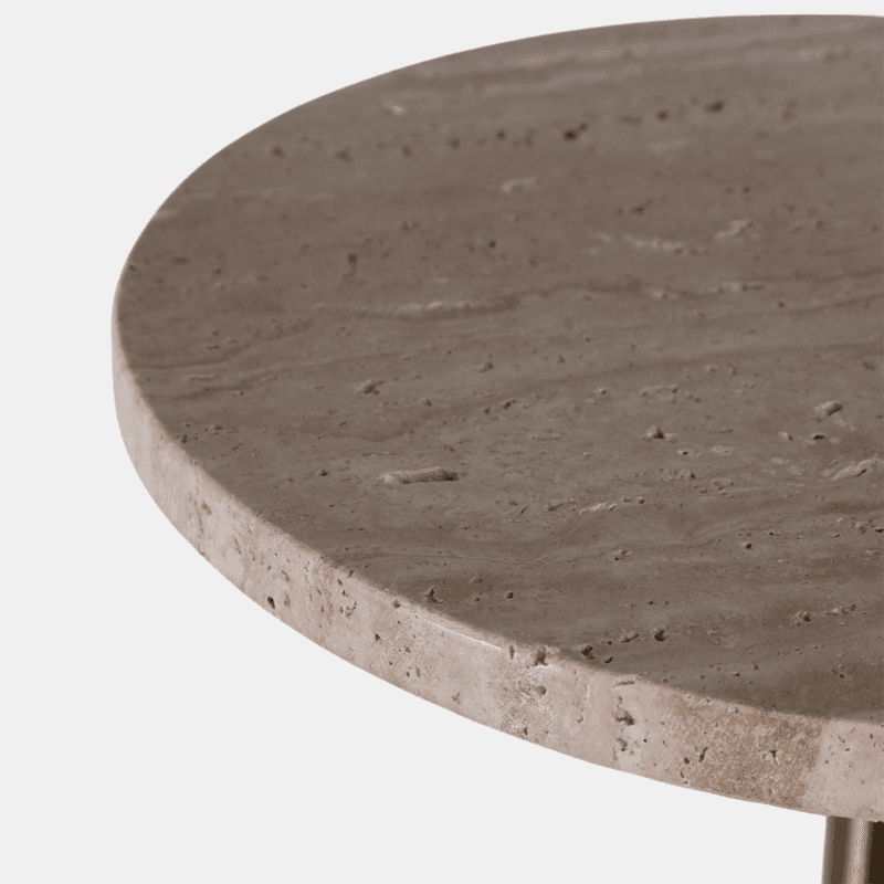 Mesa Auxiliar Travertine 26"