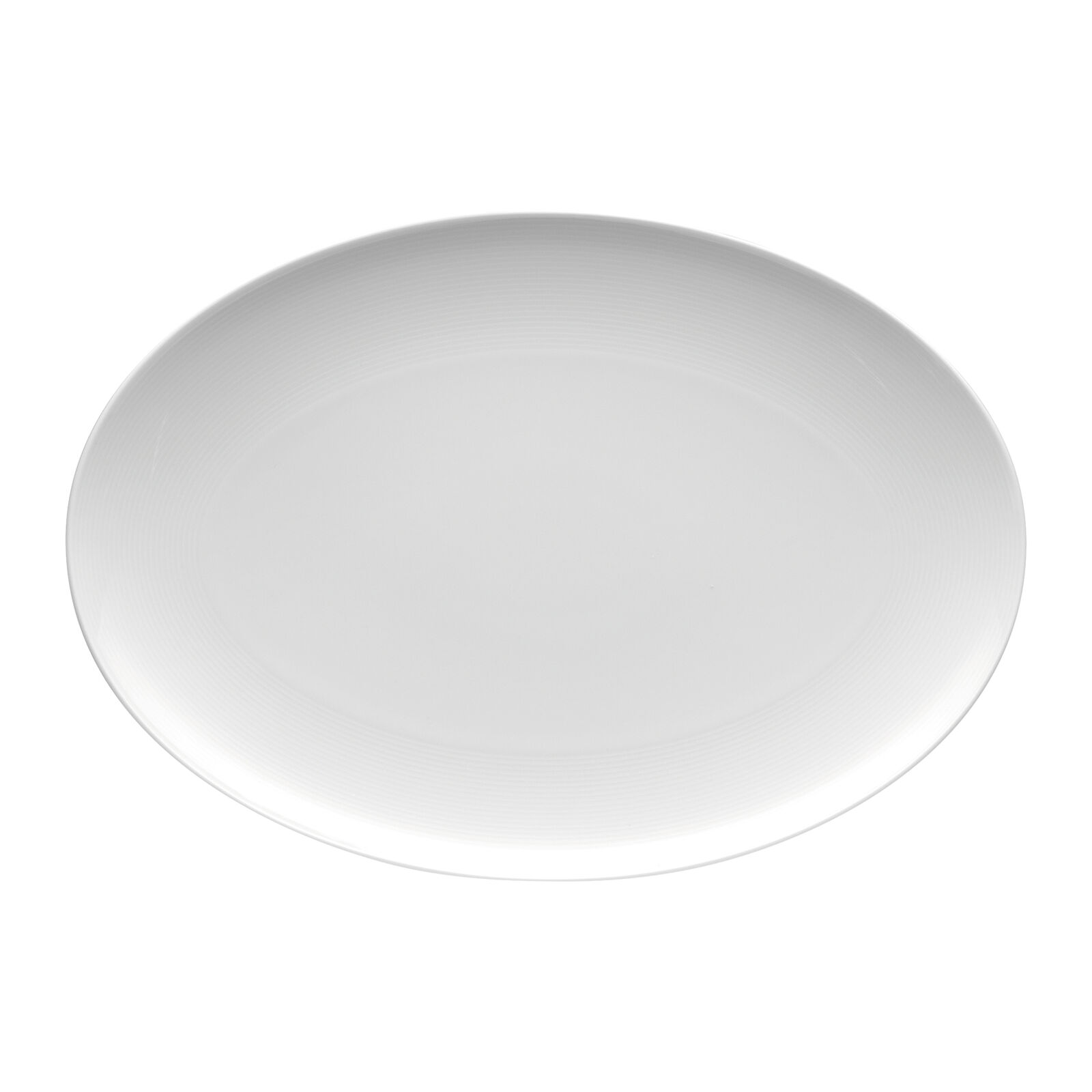 Plato ovalado loft weiss - 40cm