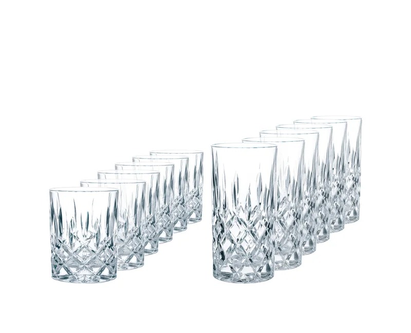 Set de 12 vasos - noblesse